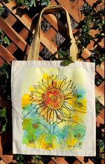 Load image into Gallery viewer, Sunflower tote
